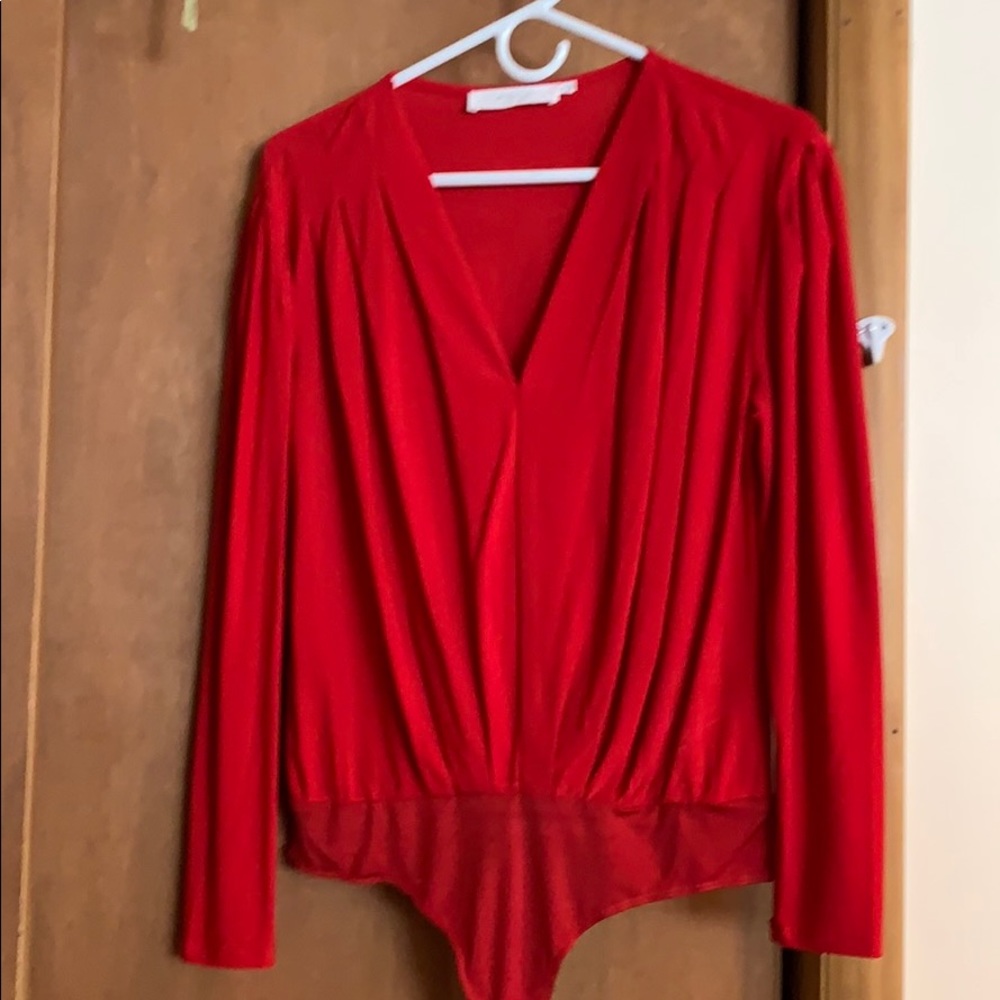 Red bodysuit never worn
